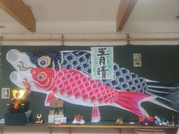 ５月の壁面飾り